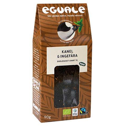 Eguale Kanel & Ingefära svart 90g
