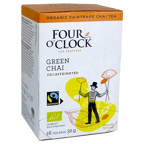 Four O'Clock Decaf Green Chai 16x2g