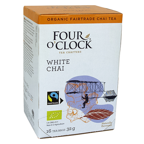 Four O'Clock White tea Chai 16x2g