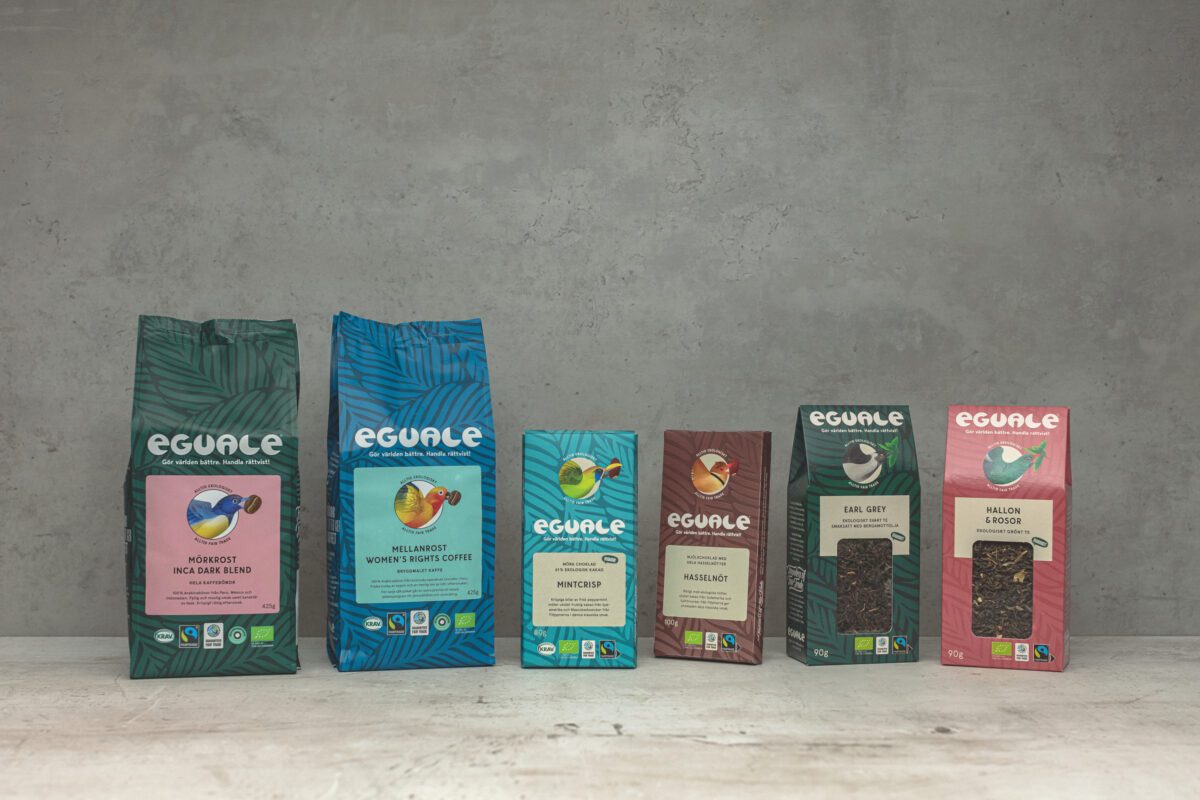 Eguale kaffe, te och choklad