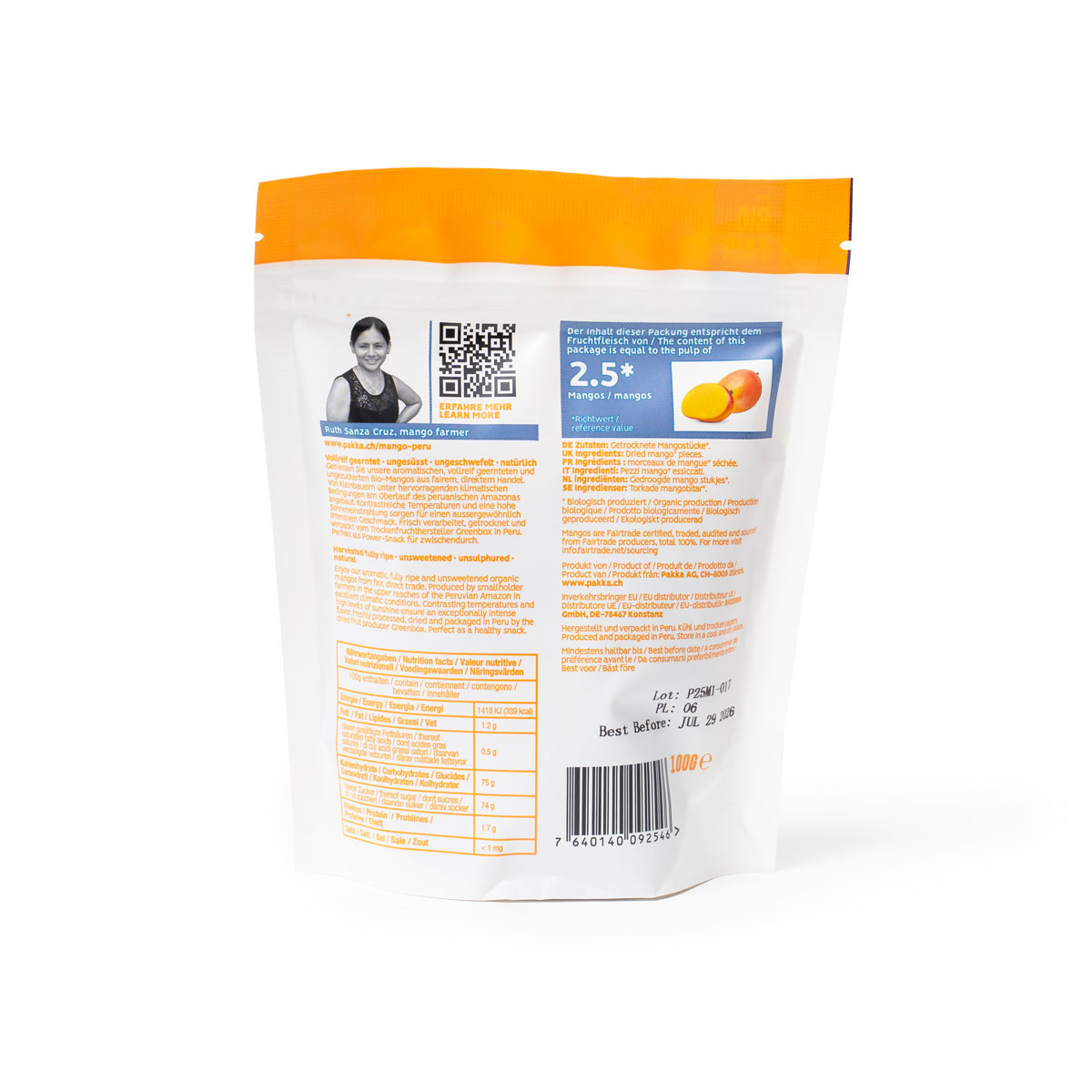 PAKKA Mango Peru 100g - Bild 2