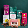 Julgåva Mellan med ekologiskt kaffe, te, choklad och praliner